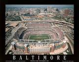 Baltimore Ravens Stadium First Opening Game Sept 6, c.1998 Sports Poster by Mike Smith
