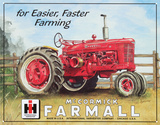 Farmall Model M Tractor Tin Sign