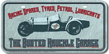 Busted Knuckle Garage Car License Plate Tin Sign