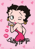Betty Boop Blowing Kiss Movie Poster Print Prints