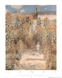 Le Jardin a Vetheuil Photographie par Claude Monet