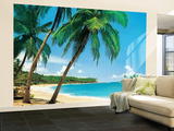 Ile Tropicale Tropical Isle Huge Wall Mural Art Print Poster Wall Mural