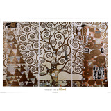 Gustav Klimt Tree of Life White Border Art Print Poster Prints