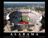 Alabama Crimson Tide Bryant-Denny Stadium NCAA Sports Poster
