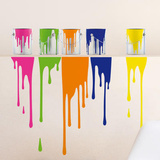 Atelier 3 Colors Wall Stickers Decalque em parede