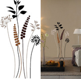 Grasses Brown Black 13 Wall Stickers Wall Decal