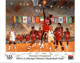 1996 US Olympic Women's Basketball Team Atlanta Posters by Bart Forbes