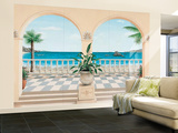 James Halloran Terrasse Provencale Huge Wall Mural Art Print Poster Mural