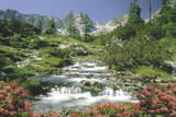 Mountain River (Photograph Landscape) Art Poster Print Prints
