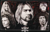 Death at 27 POSTER Cobain Hendrix Jim Morrison Jones Posters