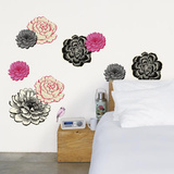 Virginia Crofts Black Flower Wall Stickers Wall Decal