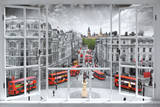 London Window Art Print Poster Posters