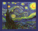 Vincent Van Gogh (Starry Night) Art Print Poster Prints