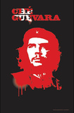 Che Guevara (Spray Paint) Blacklight Art Poster Print Posters
