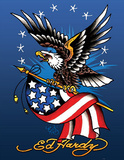 Ed Hardy (American Eagle) Art Poster Print Poster