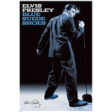 Elvis Presley Blue Suede Shoes Music Poster Print Prints