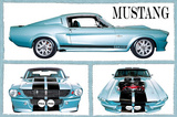 Ford Mustang (Fabulous) Art Poster Print Posters