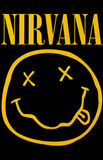 Nirvana Smiley Face Music Poster Print Posters