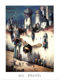 Gil Bruvel La Cite Infime Infinitesimal City Art Print Poster Print