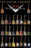 Fender Guitars The Dream Factory Music Poster Print Posters