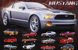 Mustang (Evolution) Art Poster Print Prints