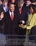 President Barack Obama Inauguration Art Print Poster Posters