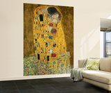 Gustav Klimt The Kiss Huge Wall Mural Art Print Poster Reproduction murale géante