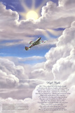 High Flight Poem Military Educational Chart Poster Poster