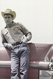 Paul Newman on Cadillac Art Print Poster Prints