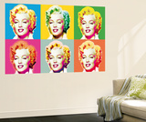 Marilyn Monroe Pop Art by Wyndham Boulter Mini Mural Huge Movie Poster Print Wall Mural