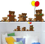 Teddy Bears 14 Wall Stickers Wall Decal