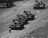 Tiananmen Square Man and Tanks Glossy Photo Photograph Print Photo