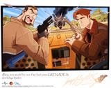 Serenity Movie Keep Flyin' Scenes Grenades Art Print Poster Masterprint