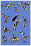 Freestyle Motocross (Riders in Air, FMX) Sports Poster Print Pôsters