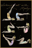 Marilyn Monroe (Working Out) Movie Poster Print Poster