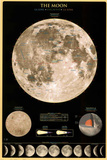 The Moon Solar System Educational Chart Poster Posters