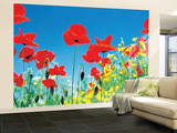 Poppy Field Huge Wall Mural Art Print Poster Reproduction murale géante