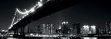 Manhattan Bridge at Night-New York Prints by Joshua Haviv