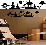 Asian Feeling 14 Wall Stickers Autocollant mural