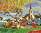 Sarah Jenkins (Sunday Picnic) Art Poster Print Photo