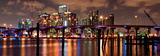 Night View of the Miami Skyline Posters by Carsten Reisinger