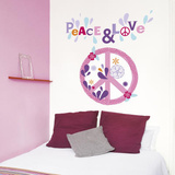 Emilie Capman Peace & Love Flower Wall Stickers Decalque em parede