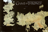 Game of Thrones Horizontal Map Print