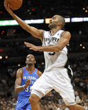 San Antonio, TX - May 27: Tony Parker and Kev Photographic Print by Layne Murdoch
