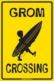 Grom Crossing Plaque en métal