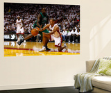 Miami, FL - May 28: Shane Battier and Brandon Bass Wall Mural by Mike Ehrmann