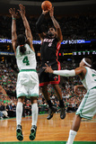 Boston, MA - June 1: LeBron James and Marquis Daniels Photographic Print by Brian Babineau