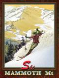 Ski Mammoth Tin Sign