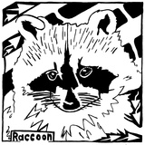 Learn to a Maze R is for Raccoon Affiches par Yonatan Frimer