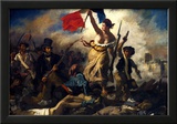 Eugene Ferdinand Victor Delacroix (Liberty Leading the People) Art Poster Print Posters